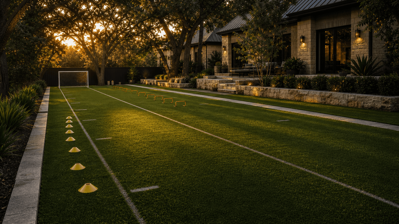 Sports & Agility Turf installation example