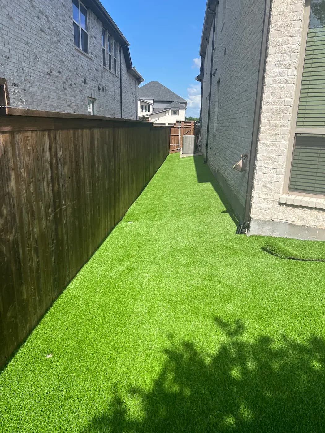 Finished landscape turf installation by DFW Turf Pros 14